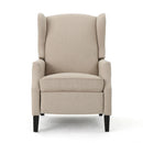 Westeros Wing Back Fabric Upholstered Recliner by Unique Piece Furniture