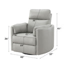 Sagen Glider Recliner With Swivel by HouseOfZazla