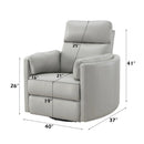 Sagen Glider Recliner With Swivel by HouseOfZazla