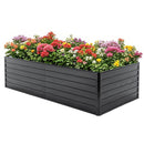 Metal Raised Garden Bed Outdoor 7.2x3.6x2 FT Galvanized Raised Garden Bed Kit by HouseOfZazla