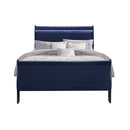 Charlston - Modern Sleigh Design Bed With LED by Unique Piece Furniture