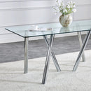 Dining Table With Transparent Surface by Unique Piece Furniture
