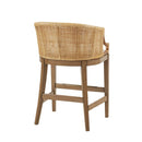 Casual Handcrafted Rattan Counter Stool by Unique Piece Furniture