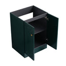 Contemporary Freestanding Bathroom Vanity With Resin Sink & Soft-Close Cabinet Doors by HouseOfZazla