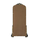 Antique Arched Mirror With Metal Frame, Full Length Mirror For Living Room Bathroom Entryway - Gold by HouseOfZazla