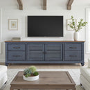 TV Stand For TVs Up To 90" - Blue by HouseOfZazla