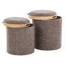 Tray - Contemporary Nesting Ottoman Set by HouseOfZazla