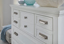 Charleston - Drawer Dresser With Landscape Mirror by Unique Piece Furniture