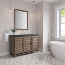 James Martin Portland 48" Single Bathroom Vanity, Whitewashed Walnut