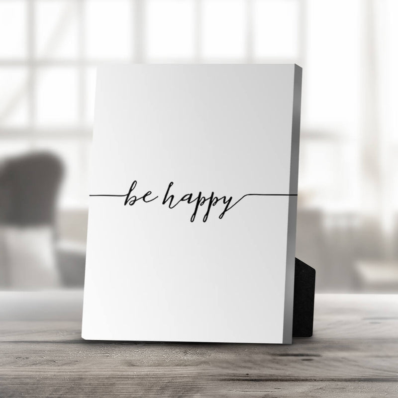 Be Happy A Desktop Canvas