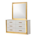 Obsession - 6 Drawer Dresser - White by HouseOfZazla
