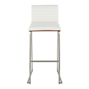 Mason Mara - Contemporary Fixed Height Barstool (Set of 2)