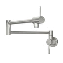 Modern Design Pot Filler Faucet Wall Mount Kitchen Sink, Folding Stretchable