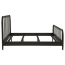 Rocco All Wood Water Pipe Open Frame Eastern King Bed Dark Bronze