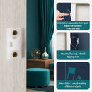 Nightstand With 2 Drawers & Shelf - White by HouseOfZazla