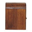 Darcy - Nightstand With Drawer And Open Shelf - Brown by HouseOfZazla