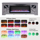 75" Fireplace TV Stand for TVs up to 80"