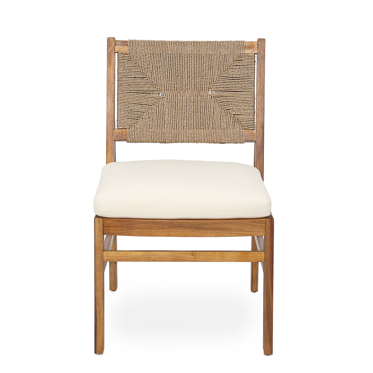 Outdoor 7 Piece Patio Rustic Acacia Wood Dining Set, photo 9 of 9
