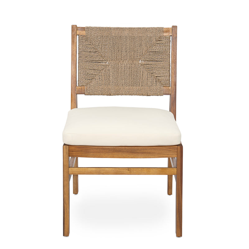 Outdoor 7 Piece Patio Rustic Acacia Wood Dining Set, photo 9 of 9