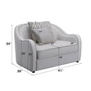 Mahler - Chair With 2 Pillows - Beige Linen by Unique Piece Furniture