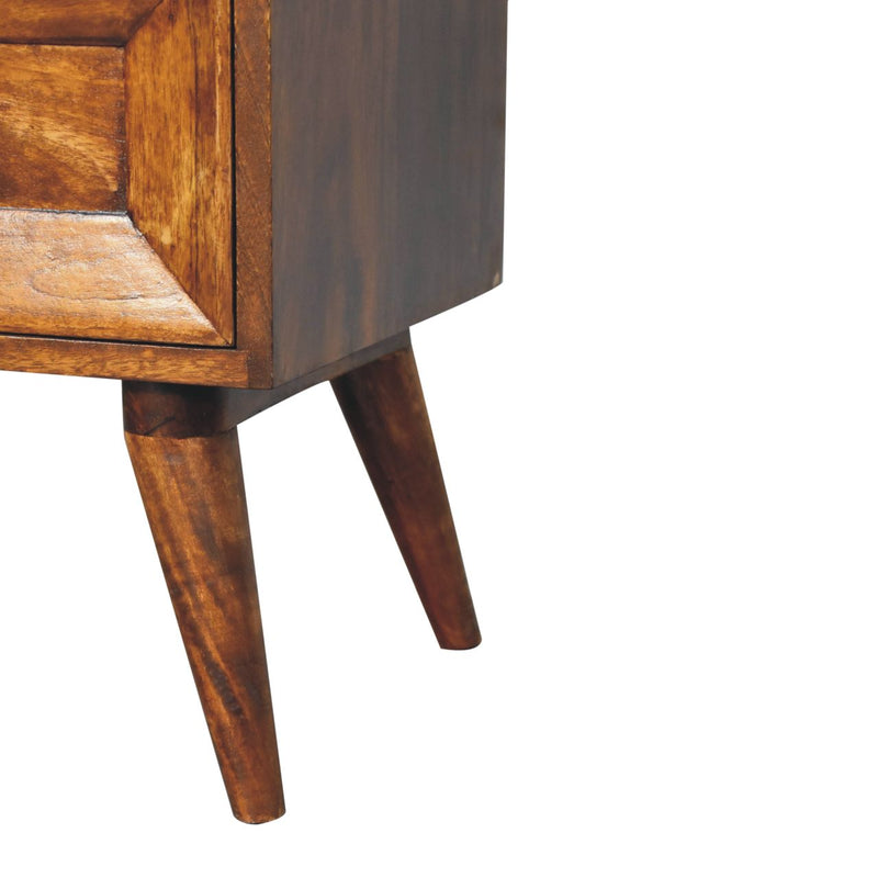 Solid Wood Quad Nightstand, 2-Drawers, photo 7 of 10