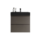 Alice - Bathroom Vanity With Sink, Large Storage Wall Mounted Floating Bathroom Vanity For Modern Bathroom, One-Piece Sink Basin Without Drain And Faucet by HouseOfZazla