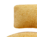 360 Degree Swivel Cuddle Barrel Accent Chairs, Round Armchairs with Wide Upholstered, Fluffy Fabric Chair for Living Room, Bedroom, Office, Waiting Rooms