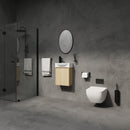 Modern Bathroom Vanity With Ceramic Basin, Wall Mounted Floating Sink Combo, Storage Cabinet by Unique Piece Furniture