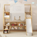 Loft Bed With House Shaped Frame And Tent by Unique Piece Furniture