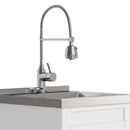 Hennessy - Deluxe Laundry Cabinet With Faucet And Stainless Steel Sink by Unique Piece Furniture