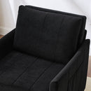 Upholstered Convertible Sleeper Sofa With 5 Position Backrest, Side Pockets, Storage by HouseOfZazla