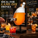 Football Decanter for Whiskey, Wine, Water & Other Liquids - 1400ml