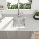 Modern Undermount Stainless Steel Kitchen Sink 16 Gauge, Deep Single Bowl
