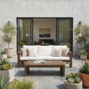 3 Seater Patio Set, Outdoor Sofa & Coffee Table Set