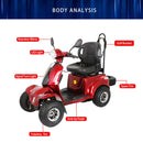 Golf Scooter, Grass Scooter - Red by HouseOfZazla