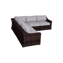 Outdoor Wicker Sofa Seating Group With Cushions by HouseOfZazla