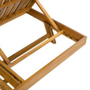 LOUNGE CHAISE SET,SPACE AVAILABLE ON ONE SIDE, ACACIA WOOD WITH WATER-RESISTANT LOUNGE CUSHIONS (CREAM & 2 INCH THICK) - MATCHING DARK GREY/LEAF COCONUT VERSION AVAILABLE