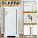 Bathroom Vanity With Sink, Soft Close Door, Adjustable Shelf, Freestanding Single Unit - White by HouseOfZazla