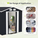 Campcraft 8x6 FT Outdoor Metal Storage Shed by HouseOfZazla