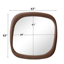 Dana - Accent Mirror - Dark Walnut by Unique Piece Furniture