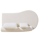 138.6" Modern Curved Modular Sectional Sofa