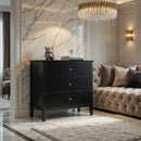 Fluted 3 Drawer Nightstand With Soft Close Slides by HouseOfZazla
