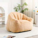 Beanbag Chair, Beanbag Sofa Chair With Armrests Stuffed High Density Foam by Unique Piece Furniture