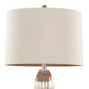 Spade - Contemporary Table Lamp (Set of 2) - Mercury / Nickel / Natural