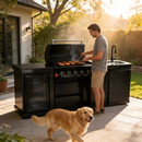 6-Burner Stainless Steel Propane Gas Outdoor Kitchen Barbecue Island Grill by HouseOfZazla