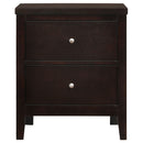 Garrett - 2 Drawer Nightstand - Cappuccino