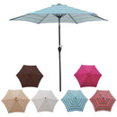 9FT Umbrella Blue Stripes