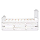 Platform Storage Bed Solid Wood Bed With 6 Drawers by Unique Piece Furniture