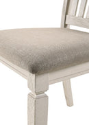 Fedele - Side Chair (Set of 2) - Tan Fabric & Cream
