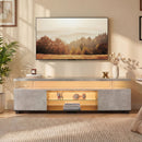 TV Stant With LED And Large Side Cabinet by HouseOfZazla